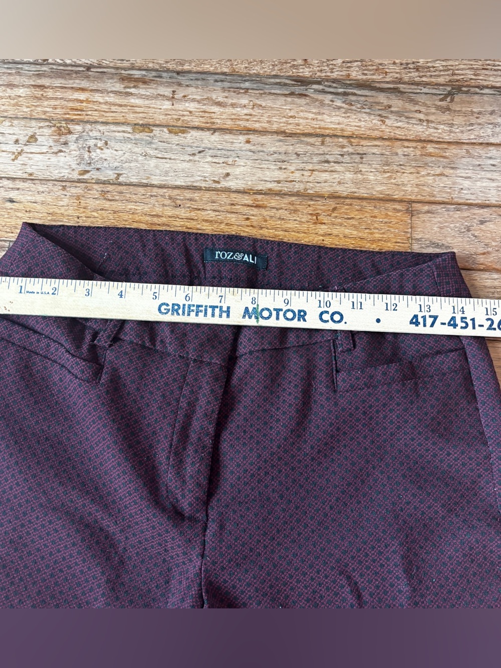 Womens Roz & Ali dress slacks size 2 - Picture 6 of 12